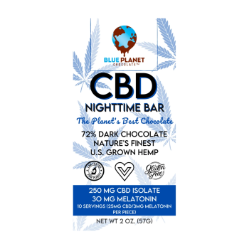 CBD Nighttime Chocolate Bar - 250mg
