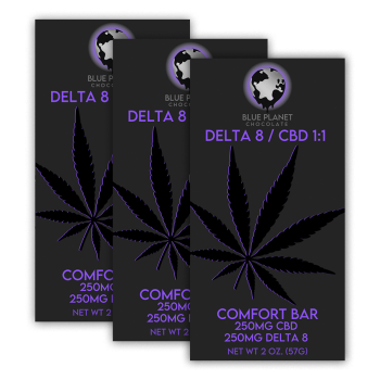 Delta-8 THC + CBD 1:1 Comfort Bar - 3 pack