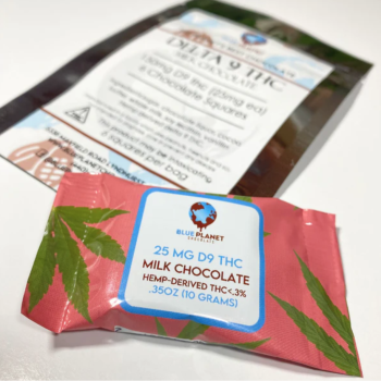 25mg Delta-9 THC Milk Chocolate Square