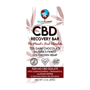 CBD Recovery Chocolate Bar - 500mg